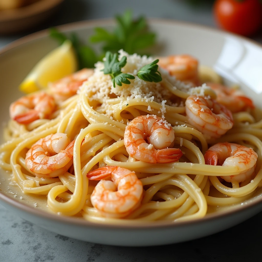 shrimp fettuccine recipe