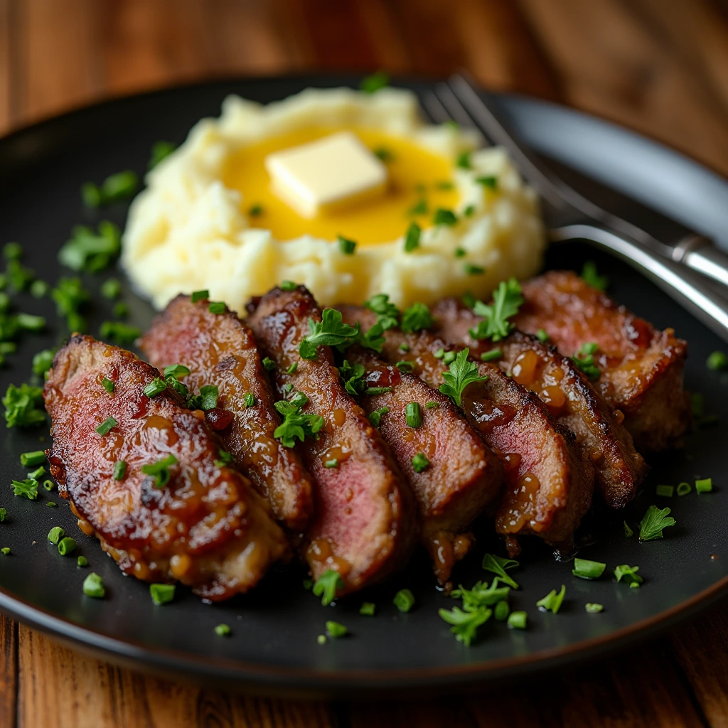 thin sliced beef